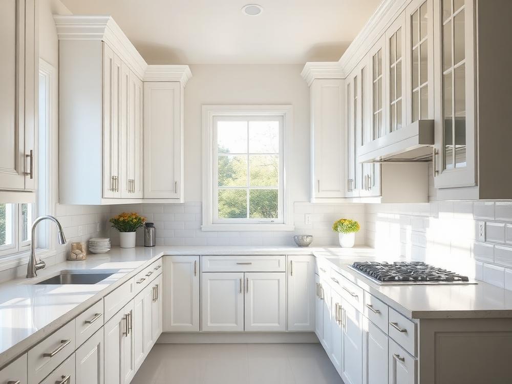 Clean, tidy kitchen after regular cleaning